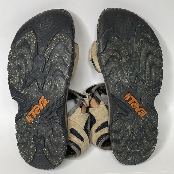 Teva Terra Sandals Water Sport Hiking Men’s Size 8 6702 Brown Hook And Loop - Picture 13 of 13